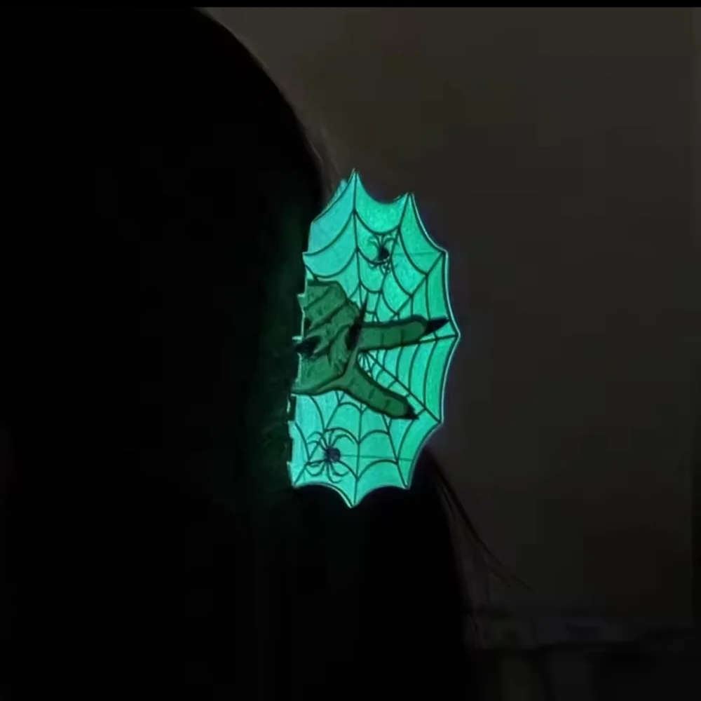 New Glow-in-the-Dark Disney’s Wicked Spider Web Hair Clip Claw